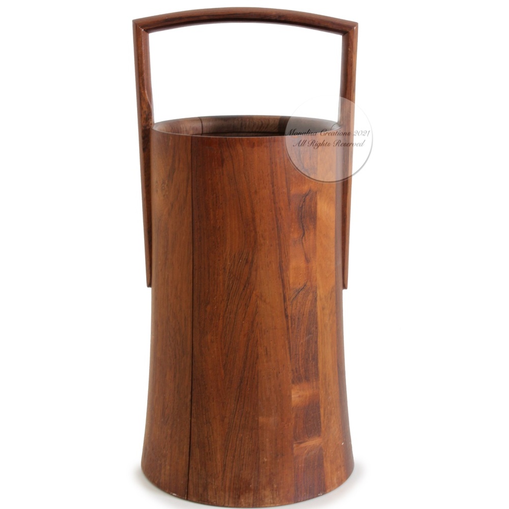 Dansk Palisander Ice Bucket Jens Quistgaard Staved Teak Rare MCM Vintage Modern